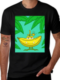 Banana King Graphic T-Shirt - Tropical Design