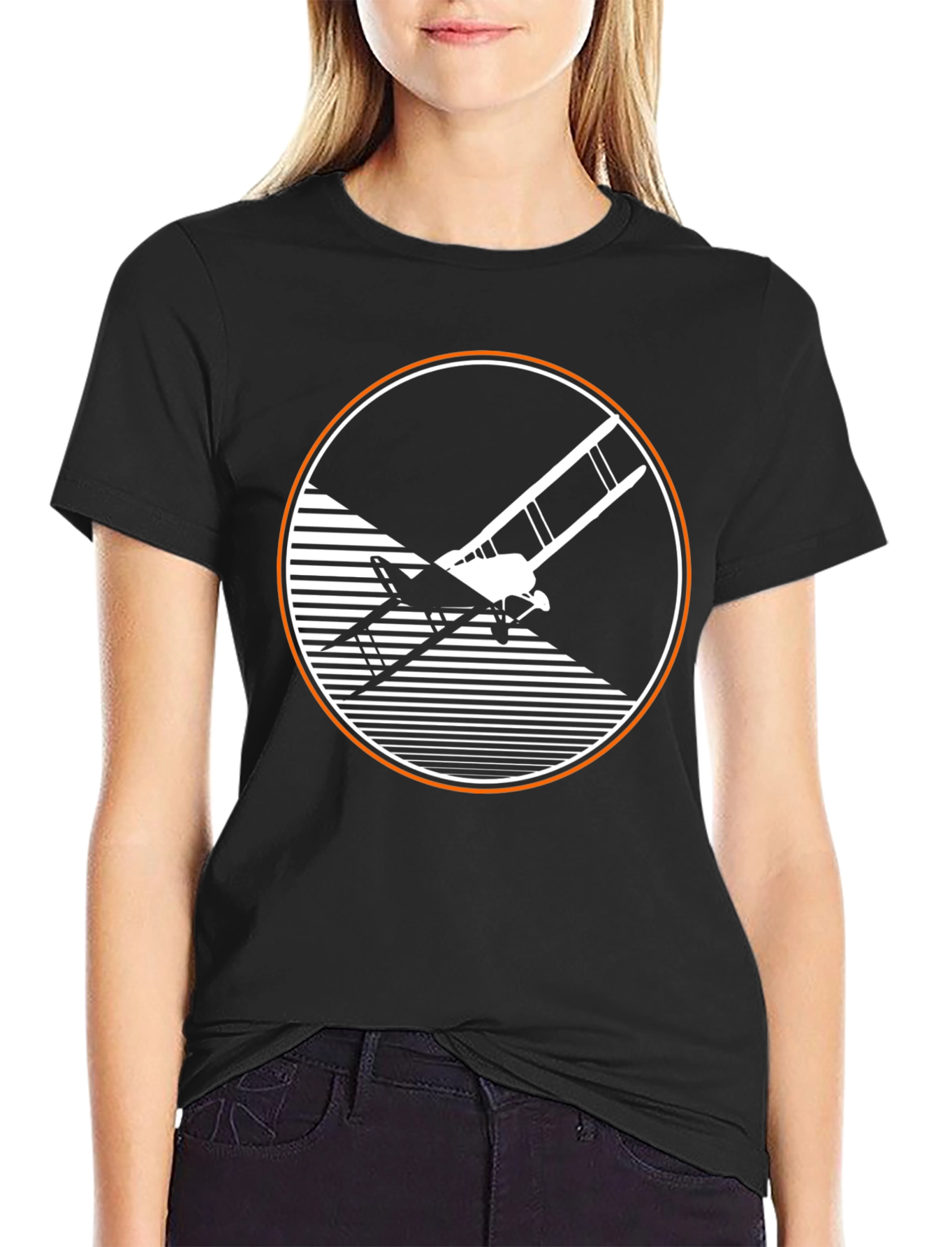 Vintage Biplane T-Shirt - Retro Aviation Tee