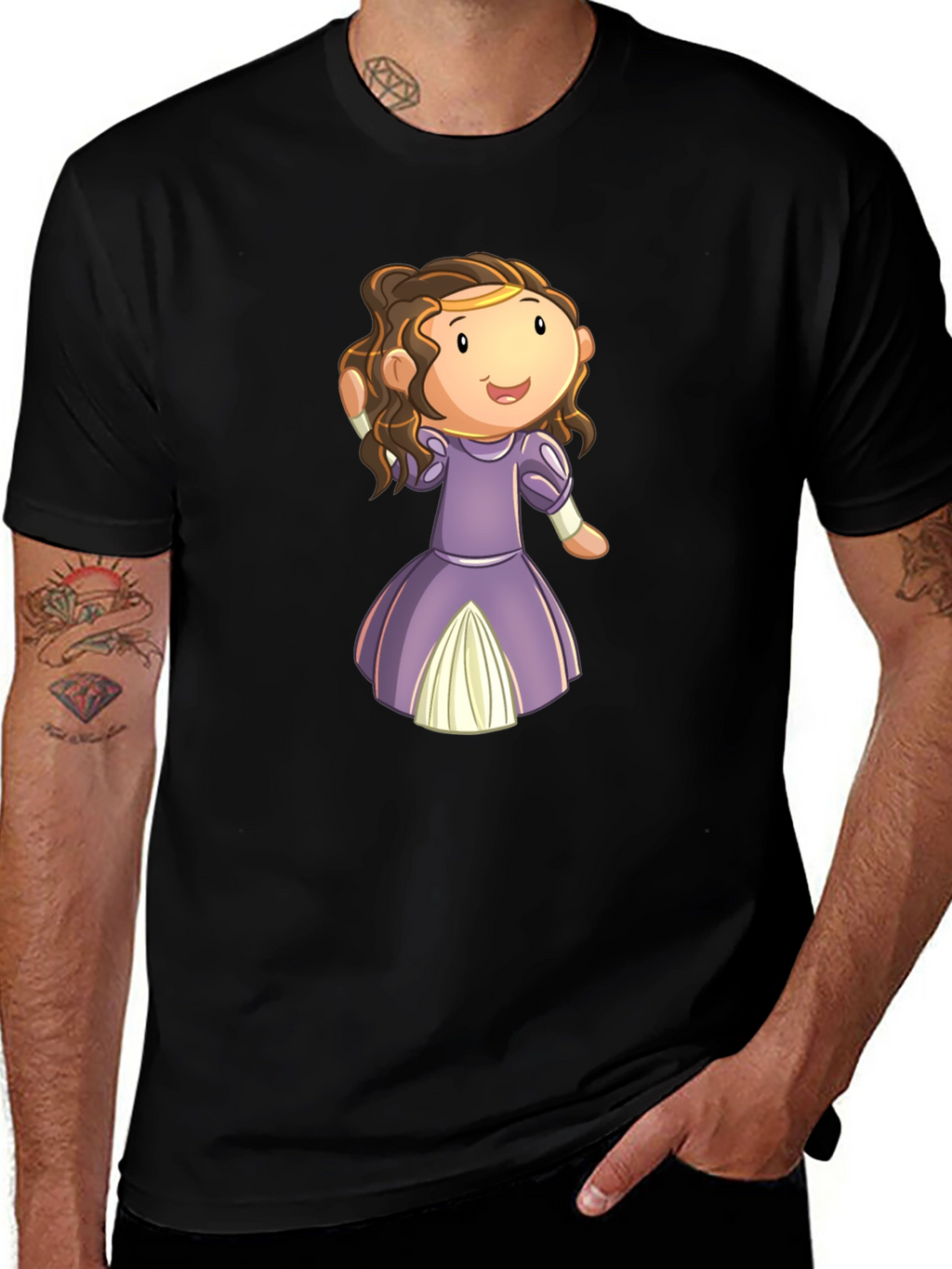 Cartoon Princess T-Shirt