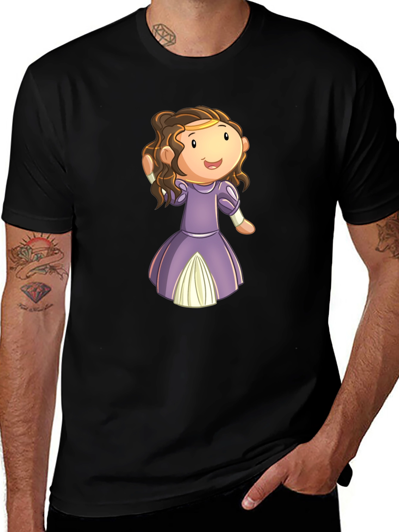 Cartoon Princess T-Shirt