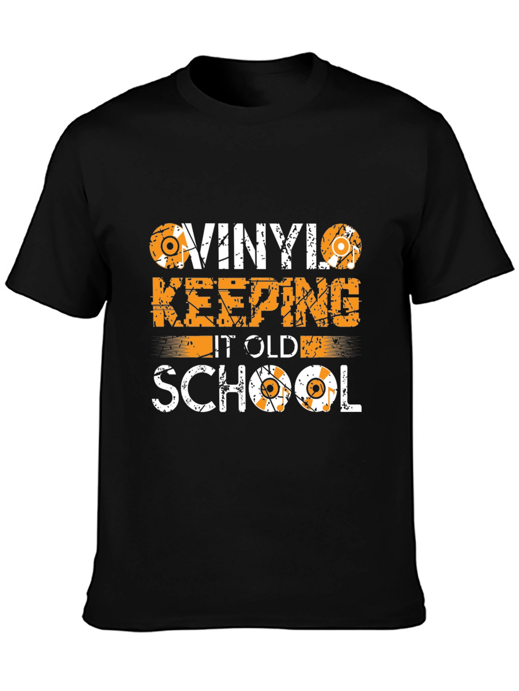 Vinyl Keeping It Old School Graphic Tee