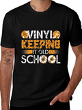 Vinyl Keeping It Old School Graphic Tee