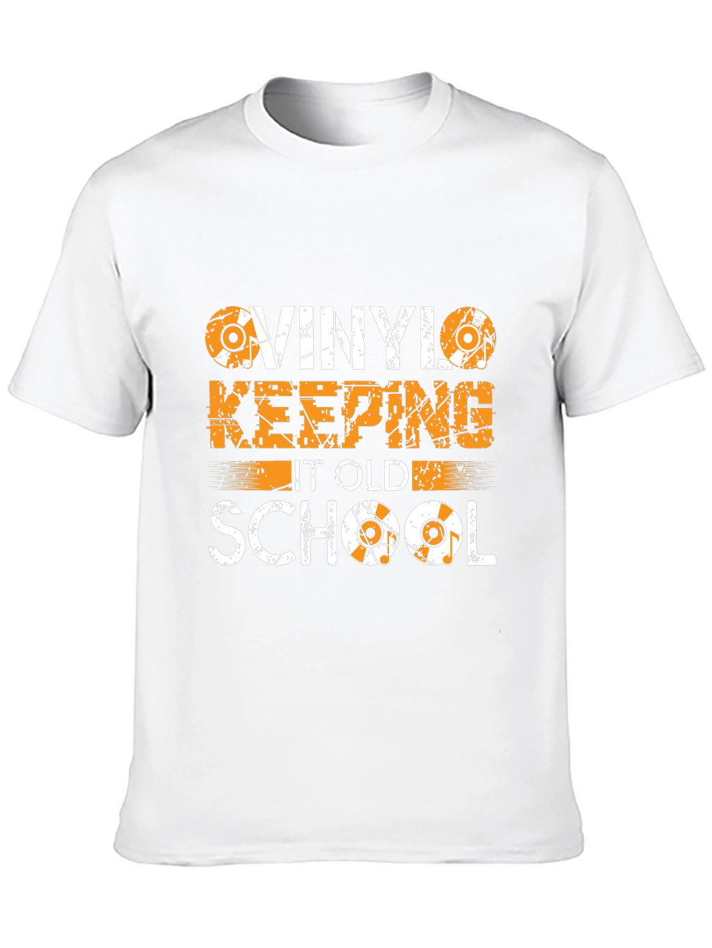Vinyl Keeping It Old School Graphic Tee