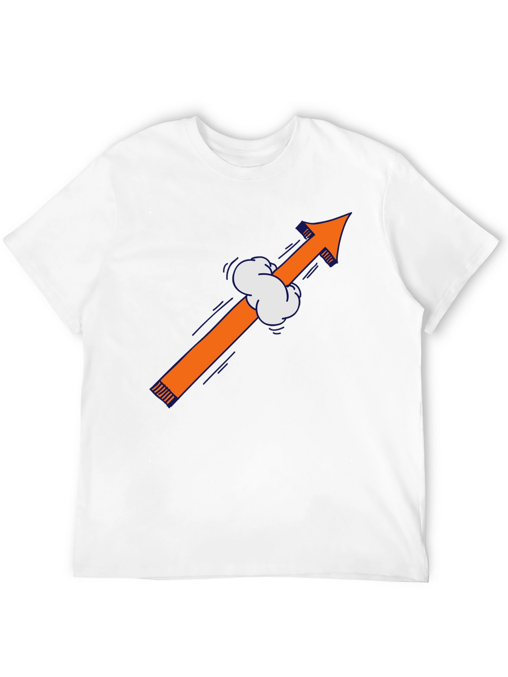 Arrow Up T-Shirt - Graphic Tee - Cotton Blend