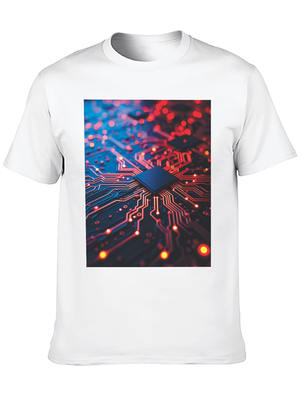 Circuit Board Graphic Tee - Tech Inspired Fashion