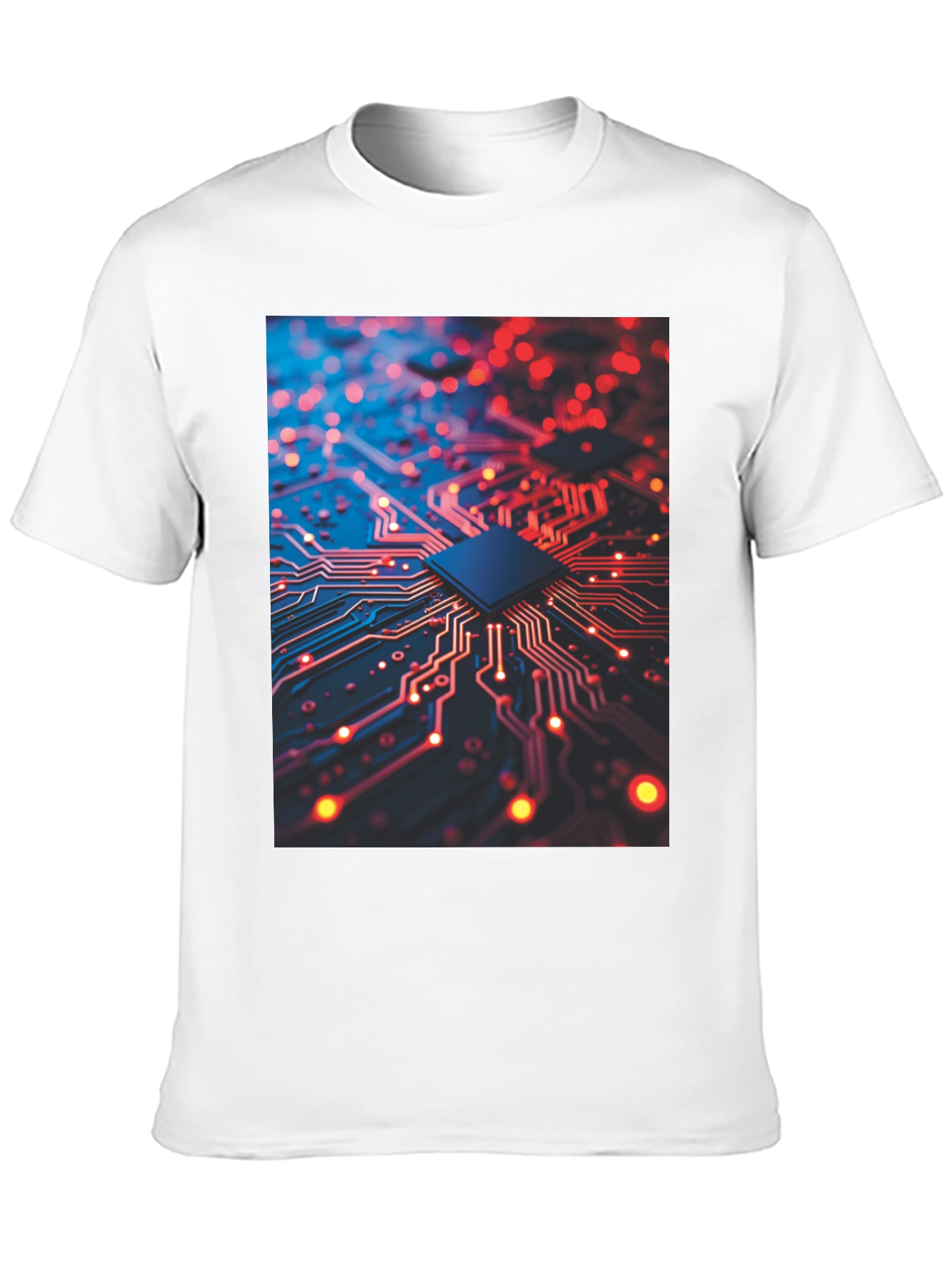 Circuit Board Graphic Tee - Tech Inspired Fashion