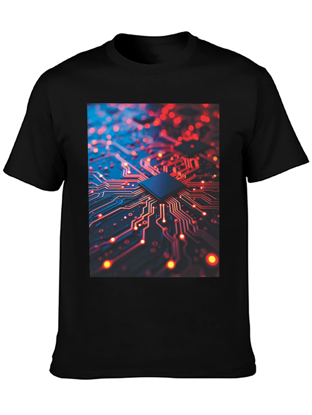 Circuit Board Graphic Tee - Tech Inspired Fashion