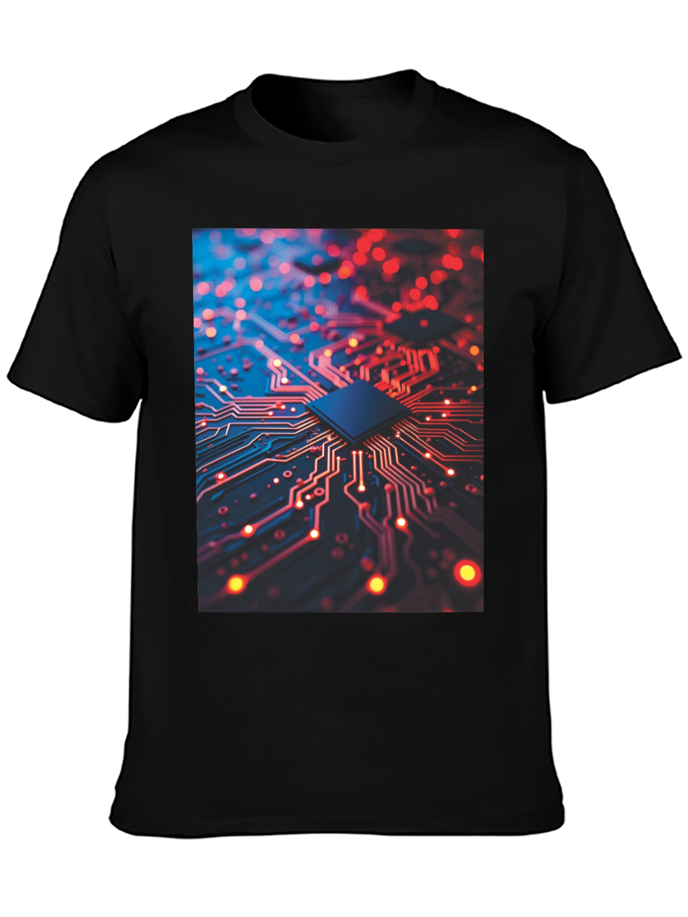 Circuit Board Graphic Tee - Tech Inspired Fashion