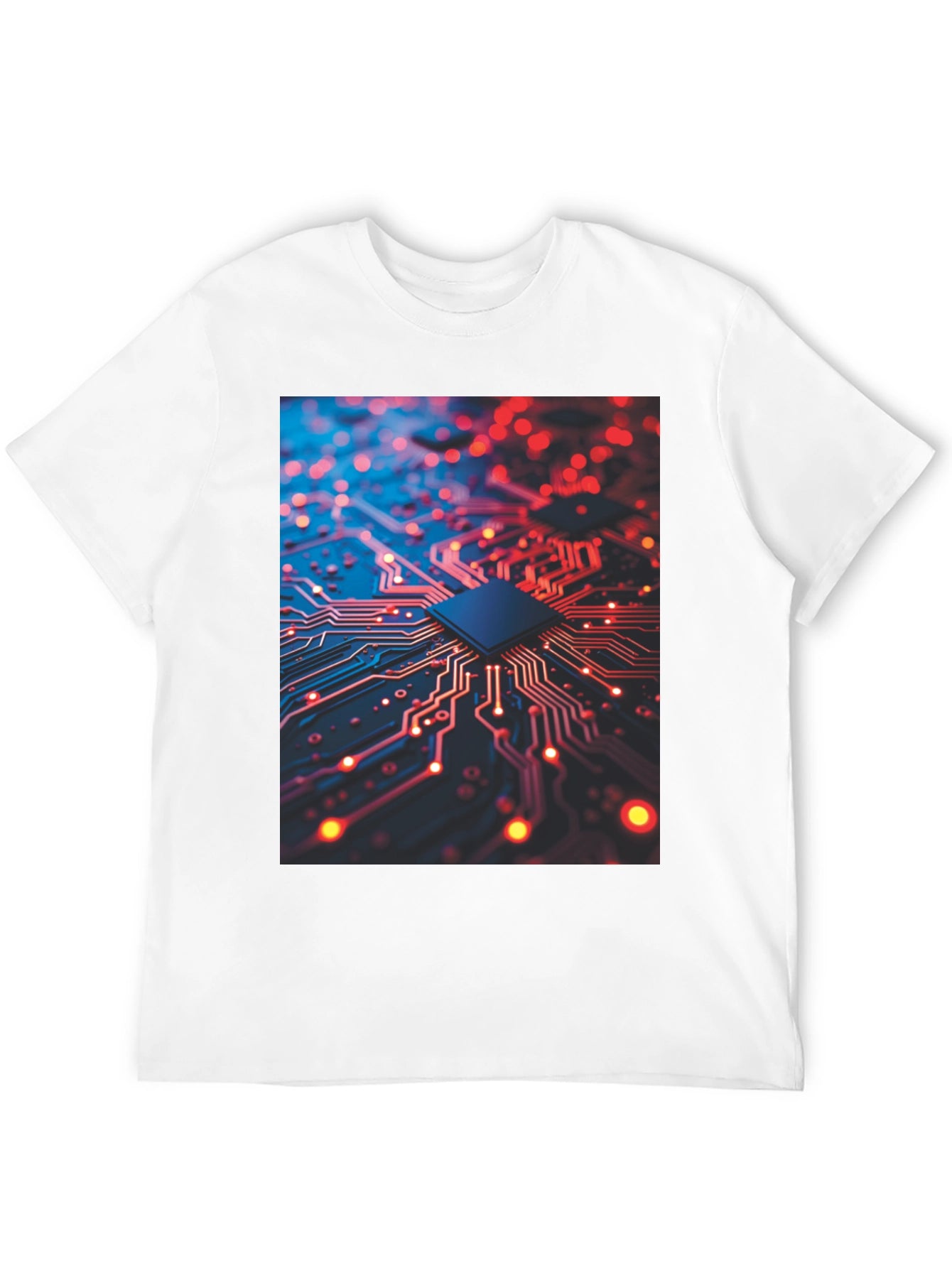 Circuit Board Graphic Tee - Tech Inspired Fashion
