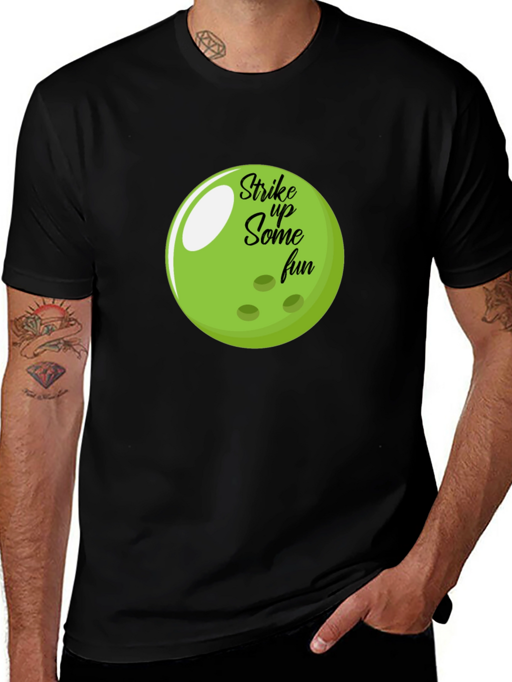 Strike Up Some Fun Bowling Ball T-Shirt