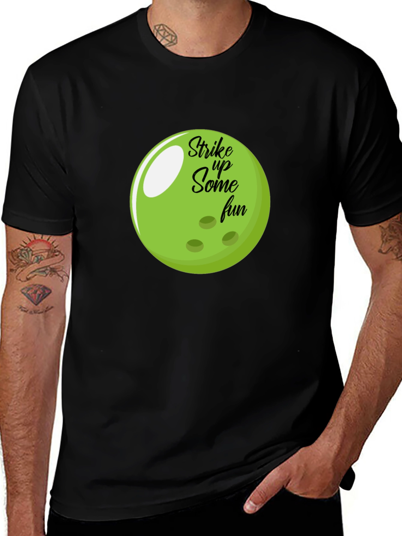 Strike Up Some Fun Bowling Ball T-Shirt