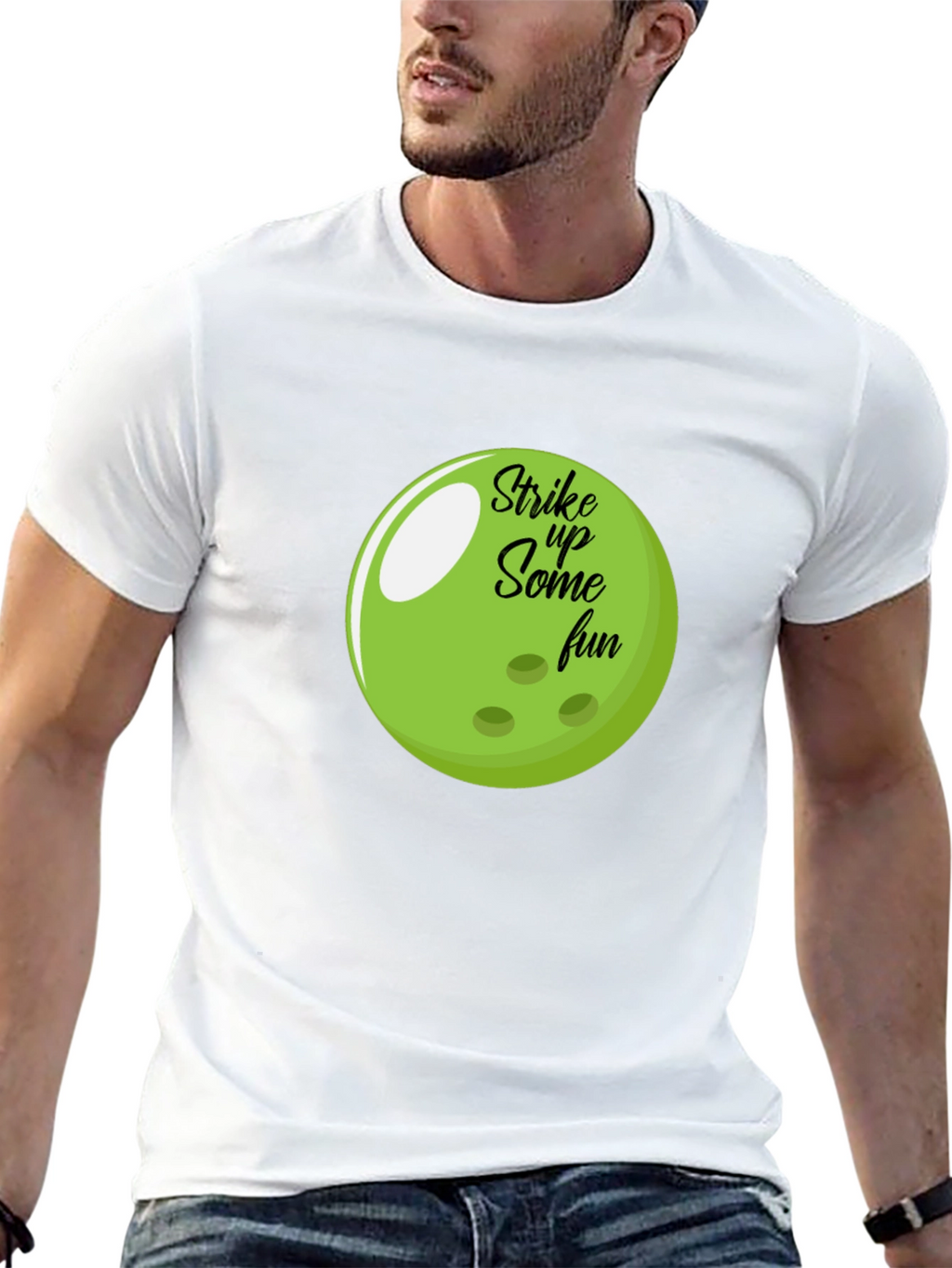 Strike Up Some Fun Bowling Ball T-Shirt
