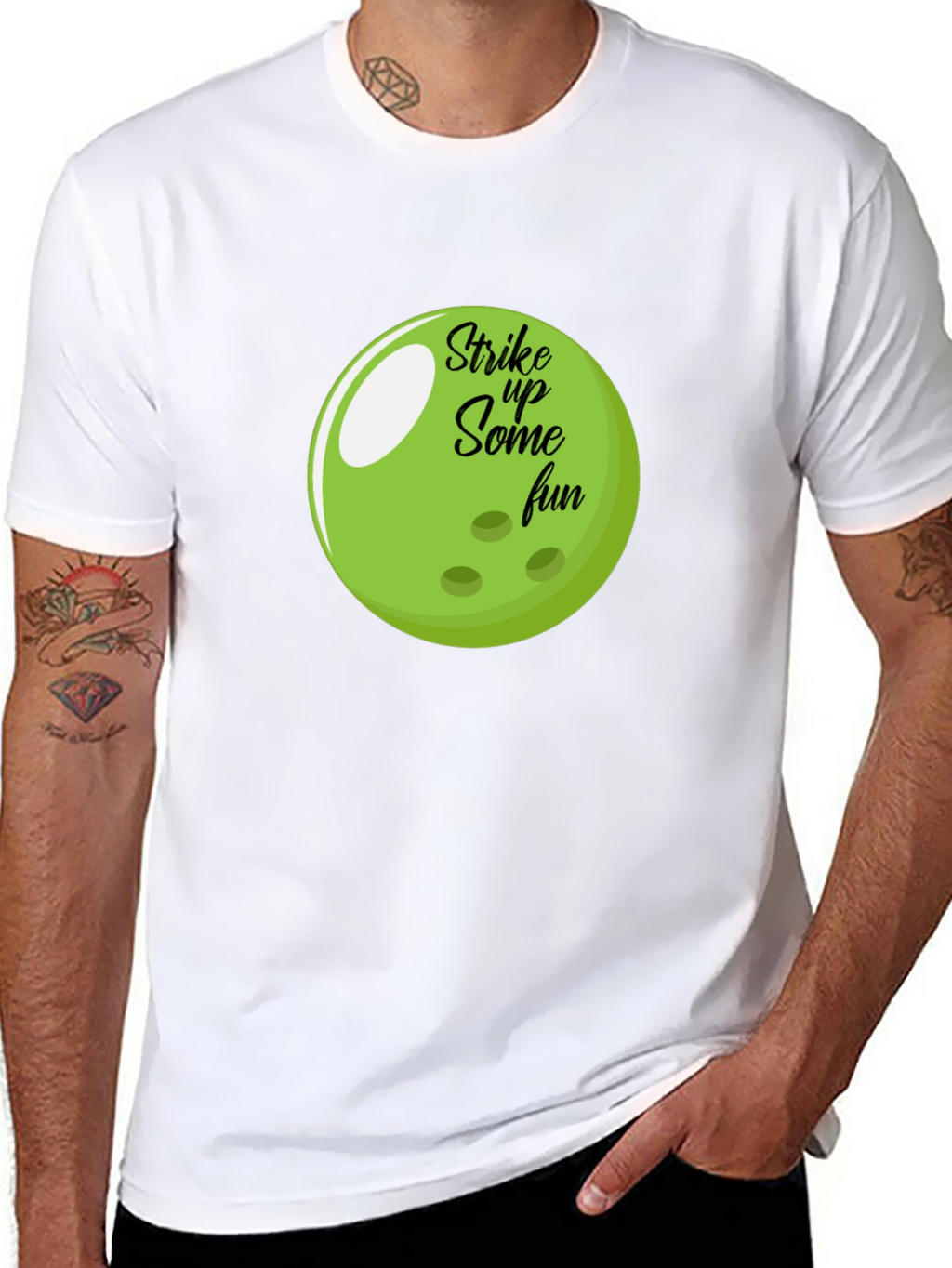 Strike Up Some Fun Bowling Ball T-Shirt