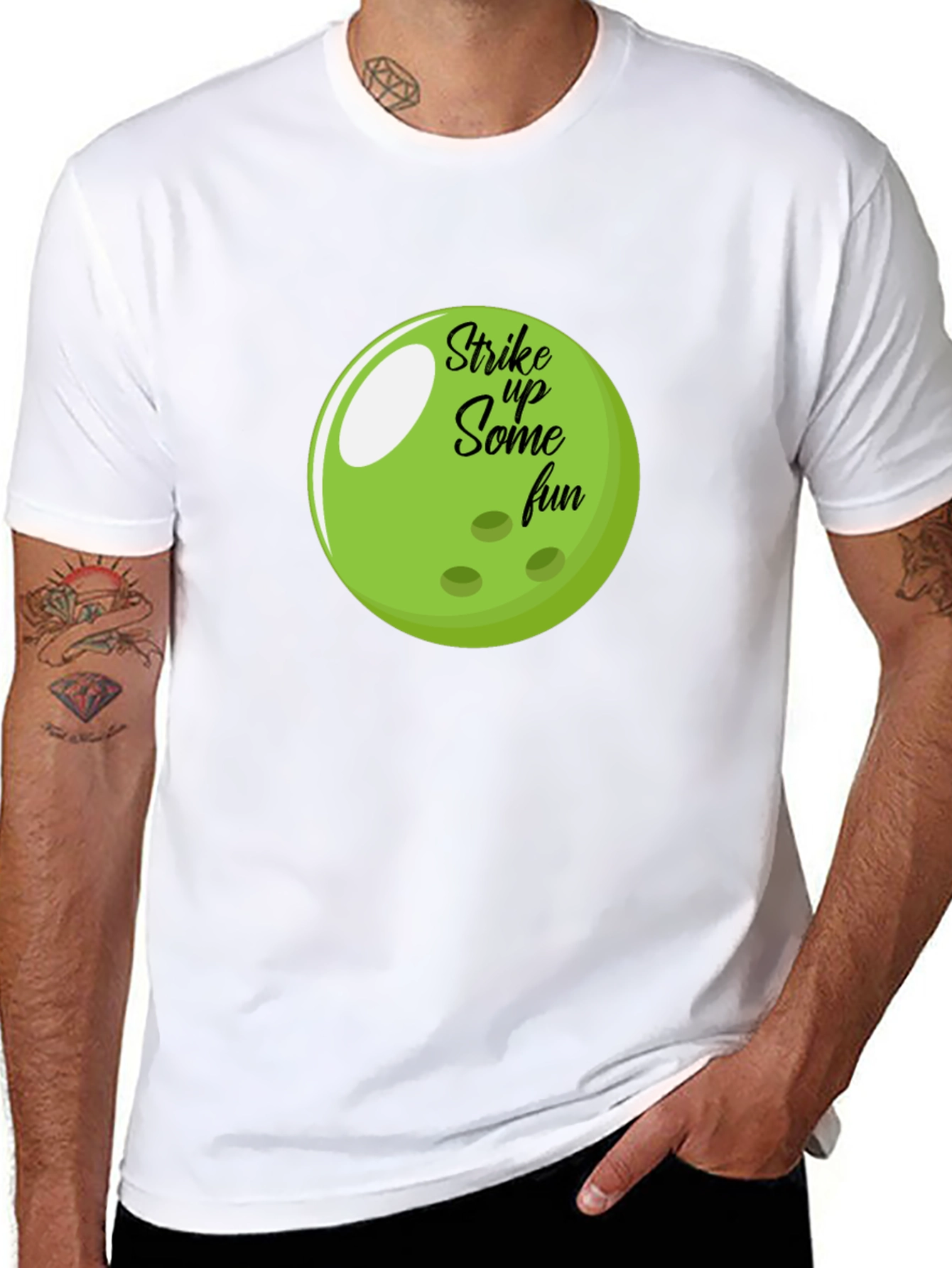 Strike Up Some Fun Bowling Ball T-Shirt