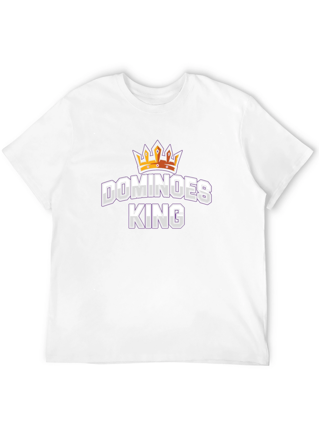 Dominoes King Graphic T-Shirt - Black