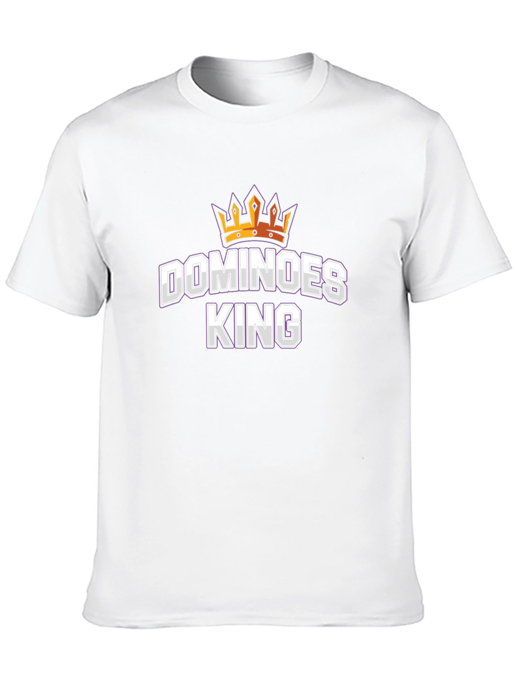 Dominoes King Graphic T-Shirt - Black