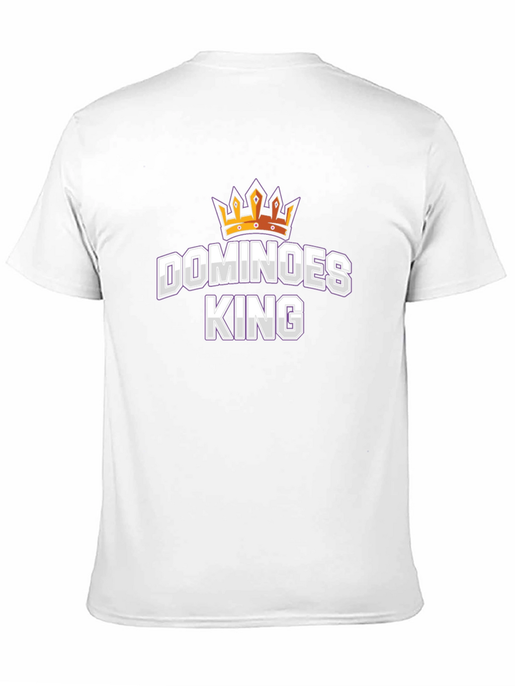Dominoes King Graphic T-Shirt - Black