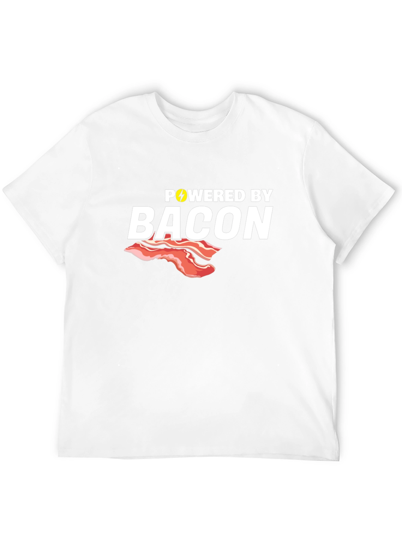 Powered by Bacon Graphic T-Shirt