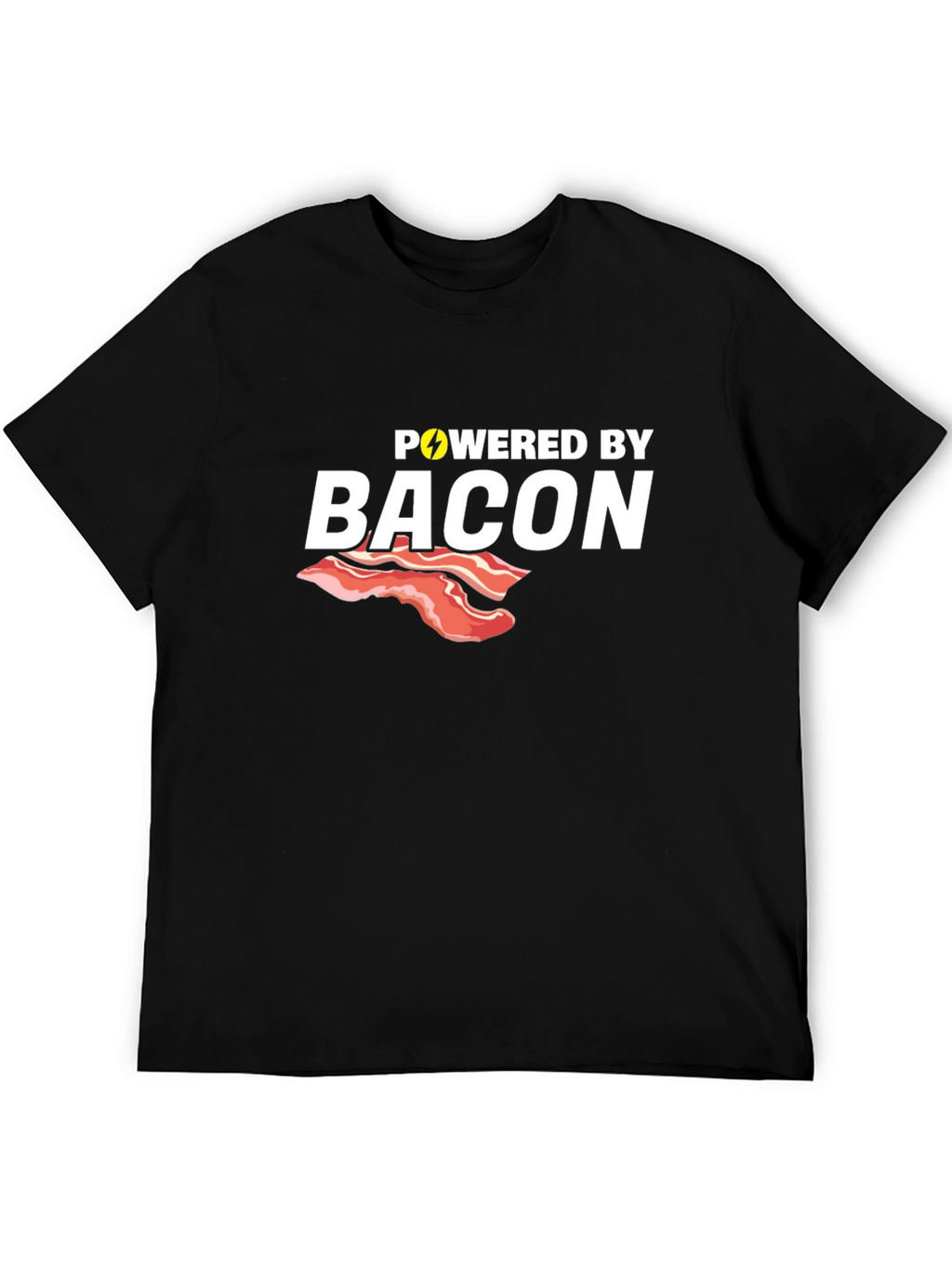 Powered by Bacon Graphic T-Shirt