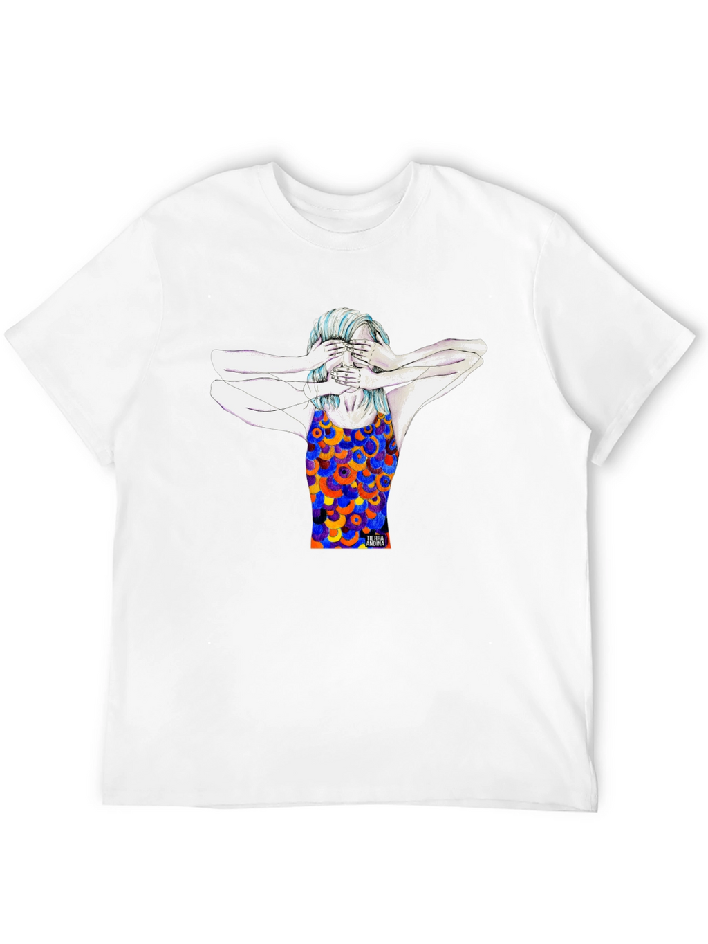 Artistic Graphic Tee - See No Evil