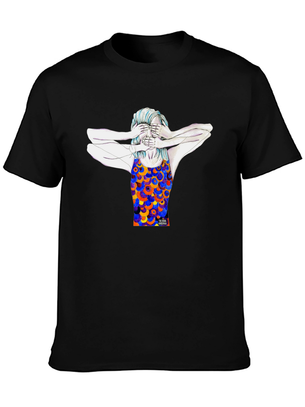 Artistic Graphic Tee - See No Evil