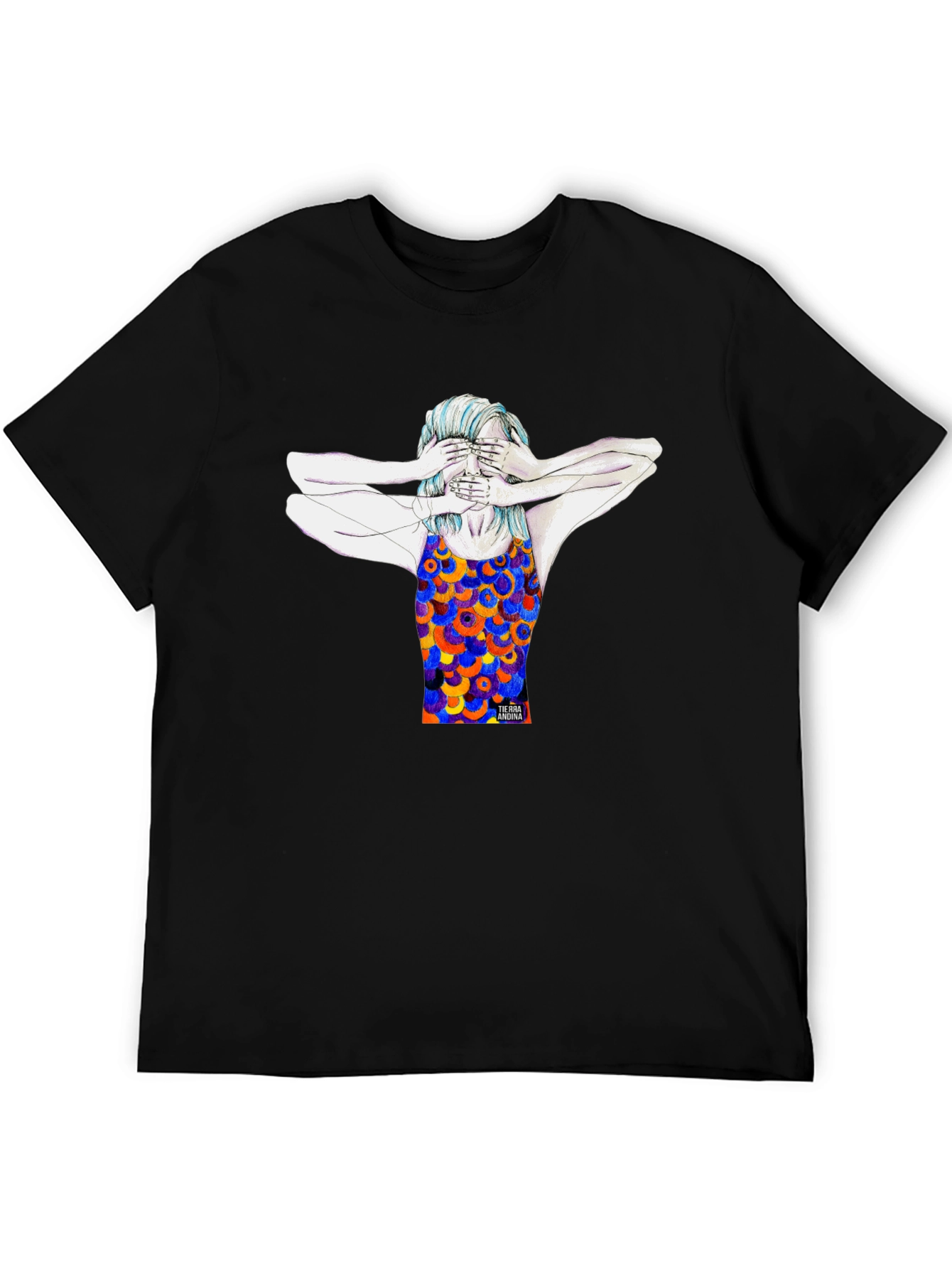 Artistic Graphic Tee - See No Evil