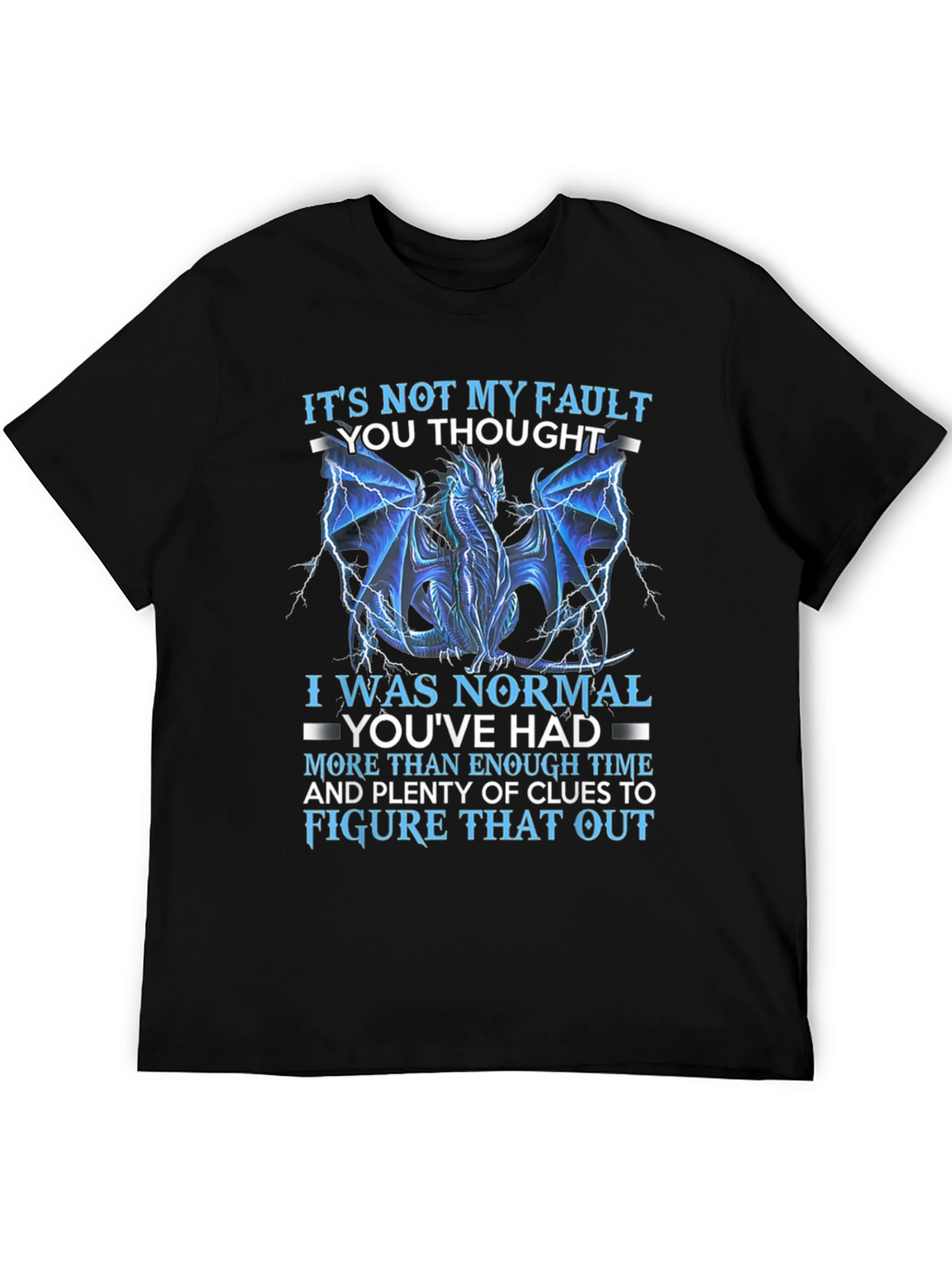 Dragon T-Shirt - Its Not My Fault Graphic Tee