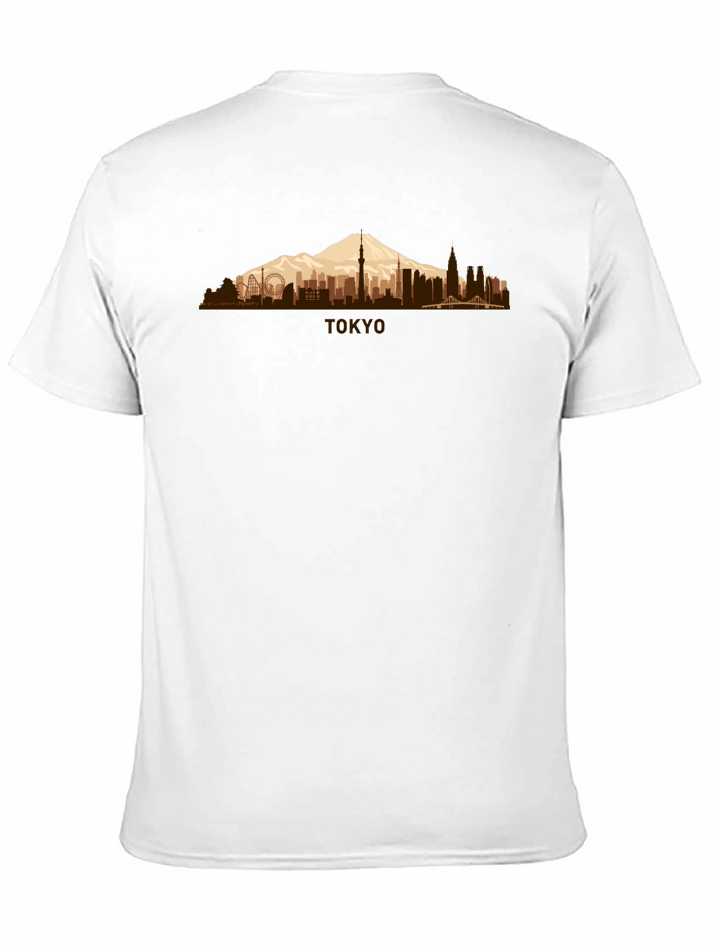 Tokyo Skyline Mens Graphic T-Shirt