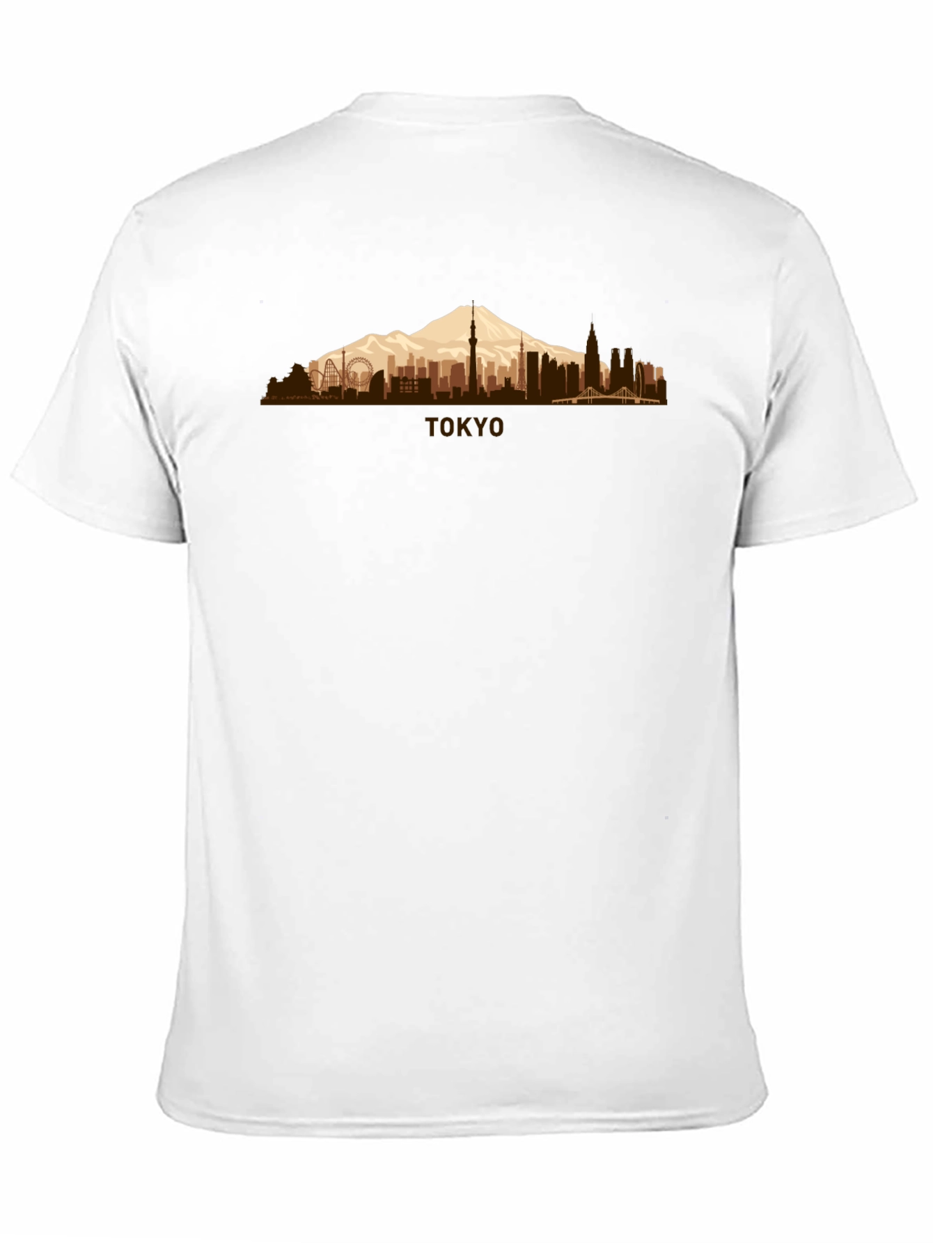 Tokyo Skyline Mens Graphic T-Shirt