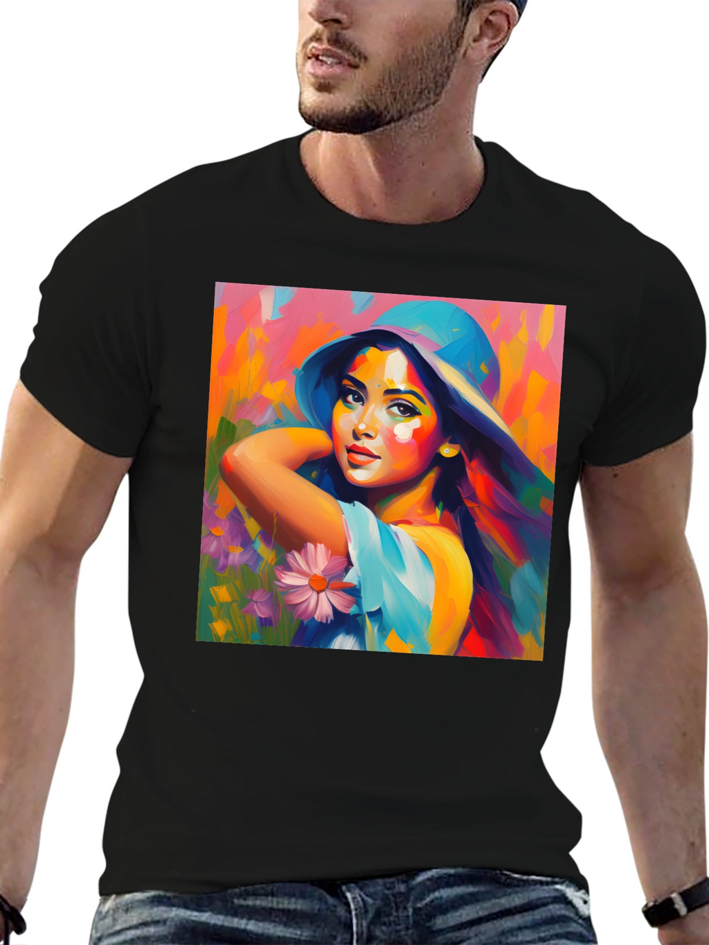 Woman Portrait Graphic T-Shirt
