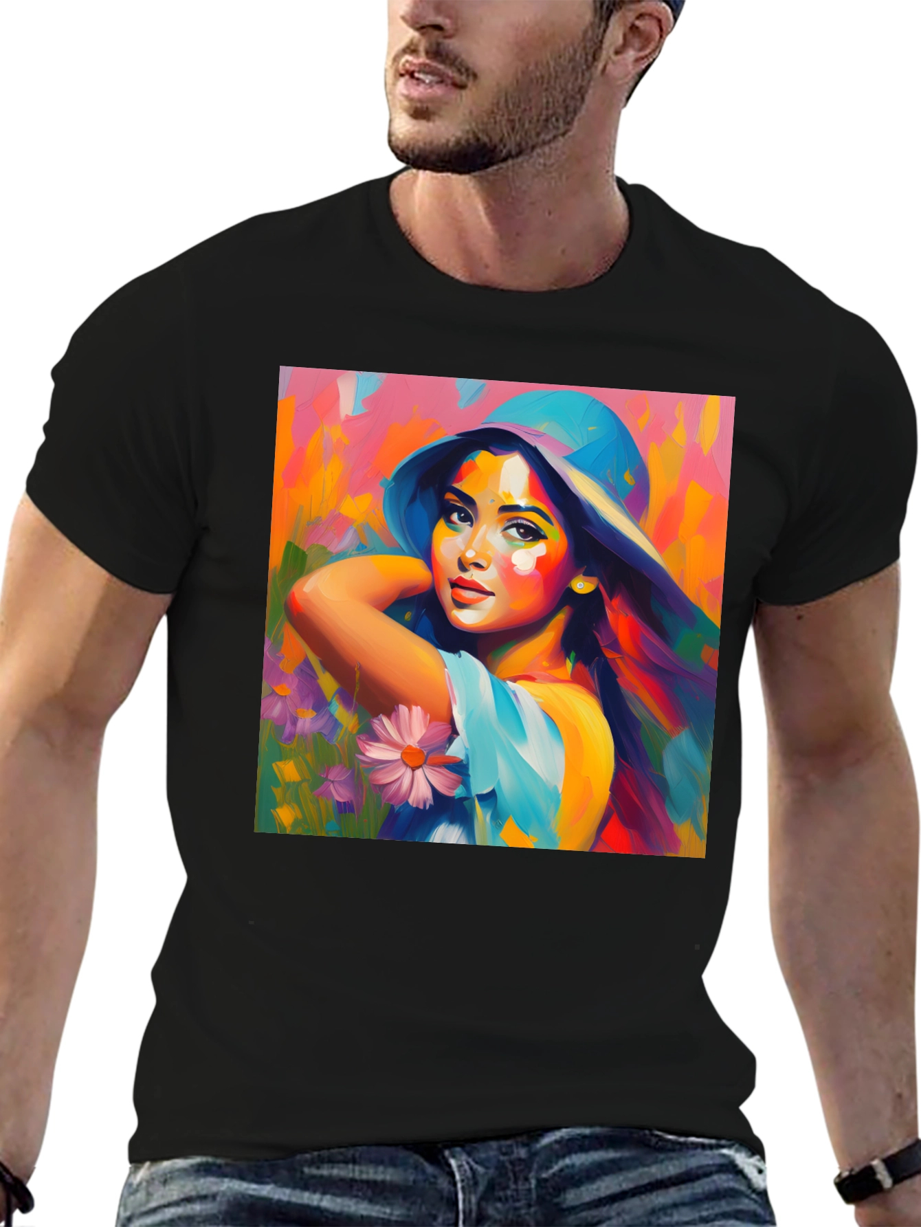 Woman Portrait Graphic T-Shirt