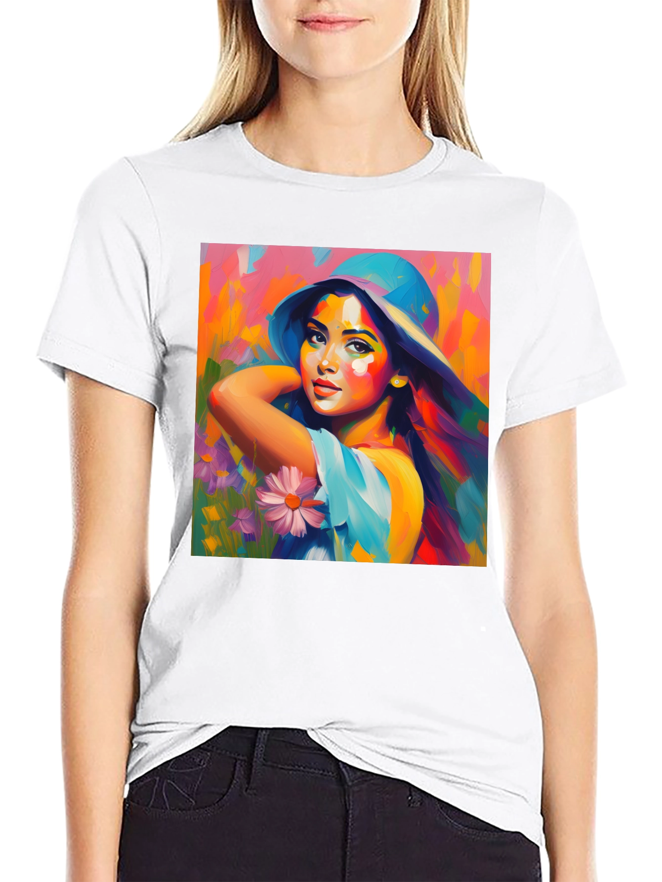 Woman Portrait Graphic T-Shirt