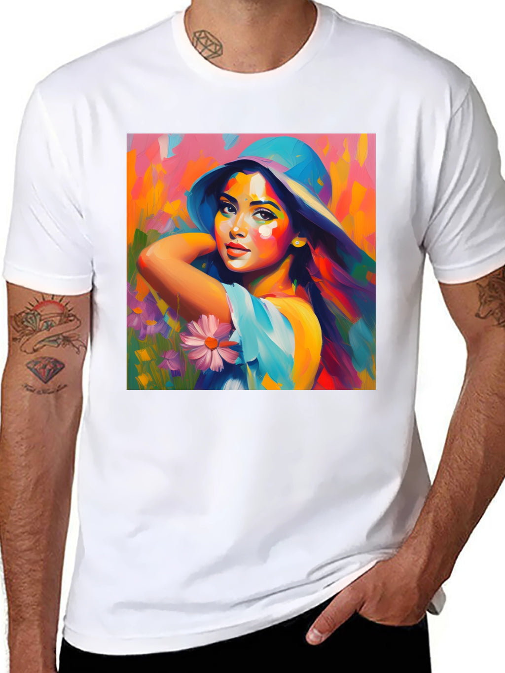 Woman Portrait Graphic T-Shirt