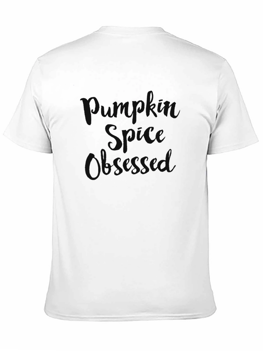 Pumpkin Spice Obsessed Black T-Shirt