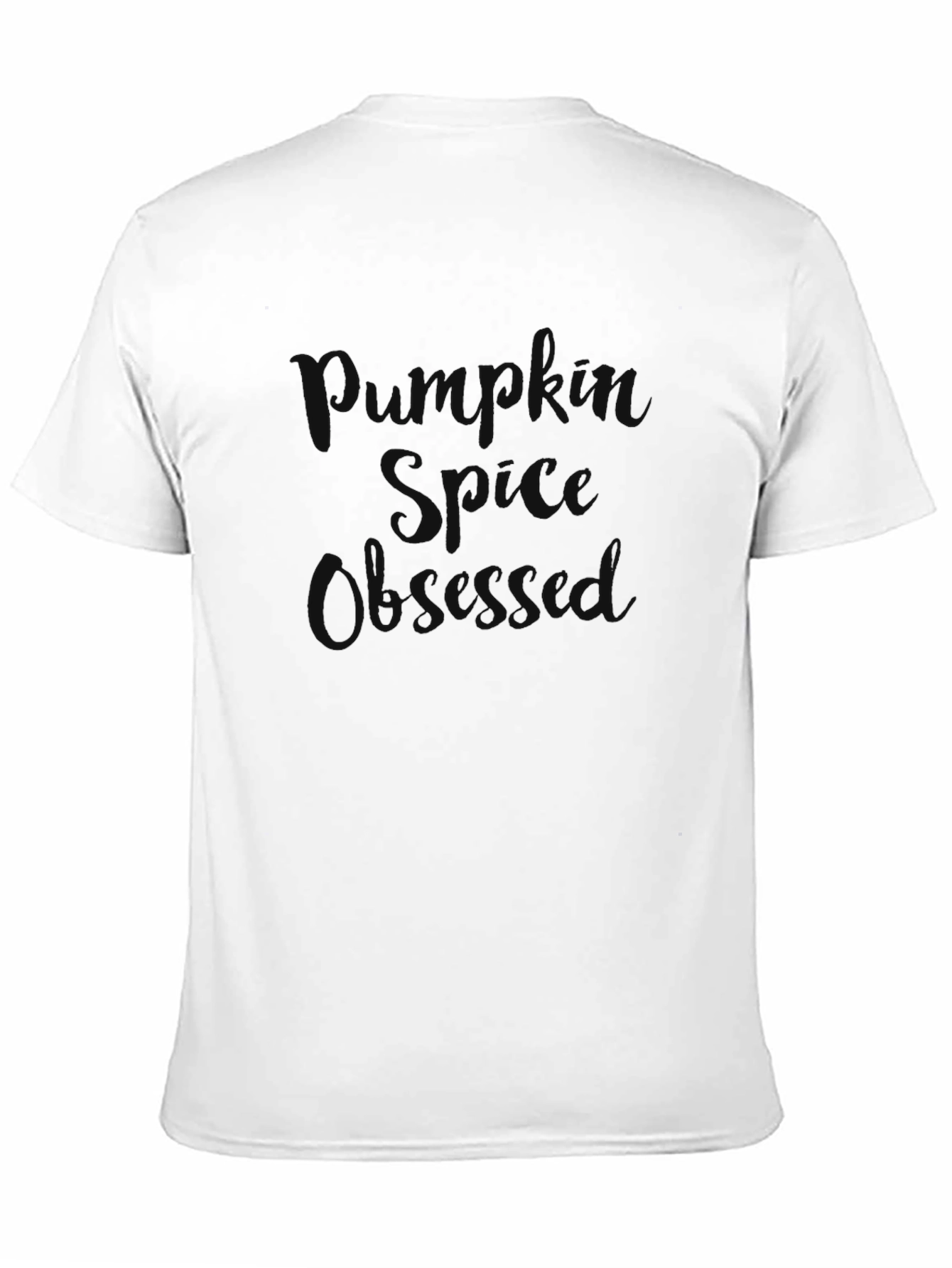 Pumpkin Spice Obsessed Black T-Shirt