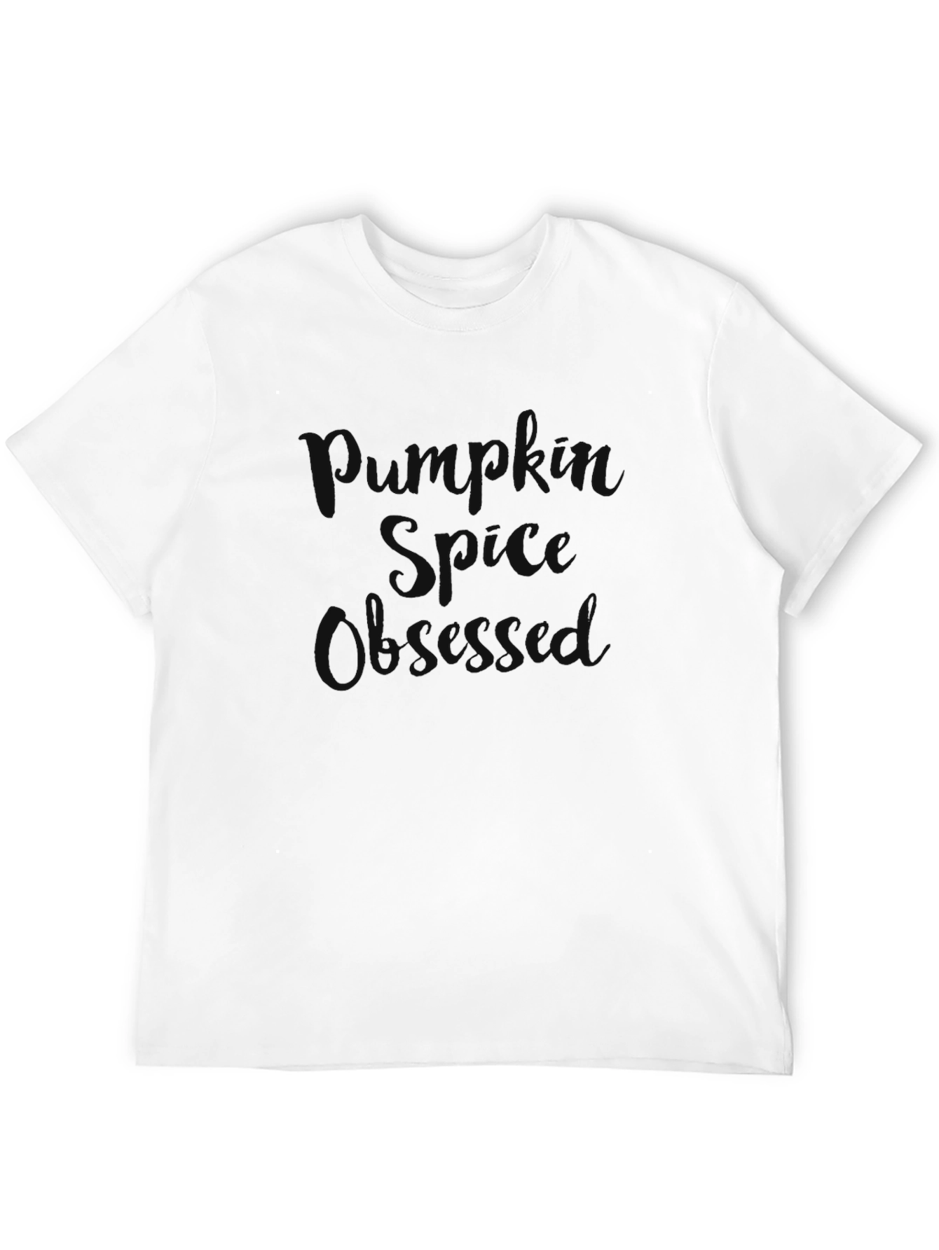 Pumpkin Spice Obsessed Black T-Shirt