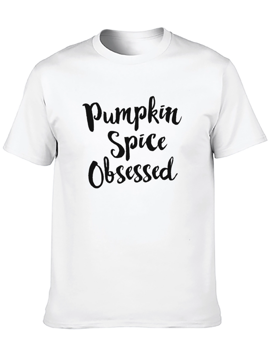 Pumpkin Spice Obsessed Black T-Shirt