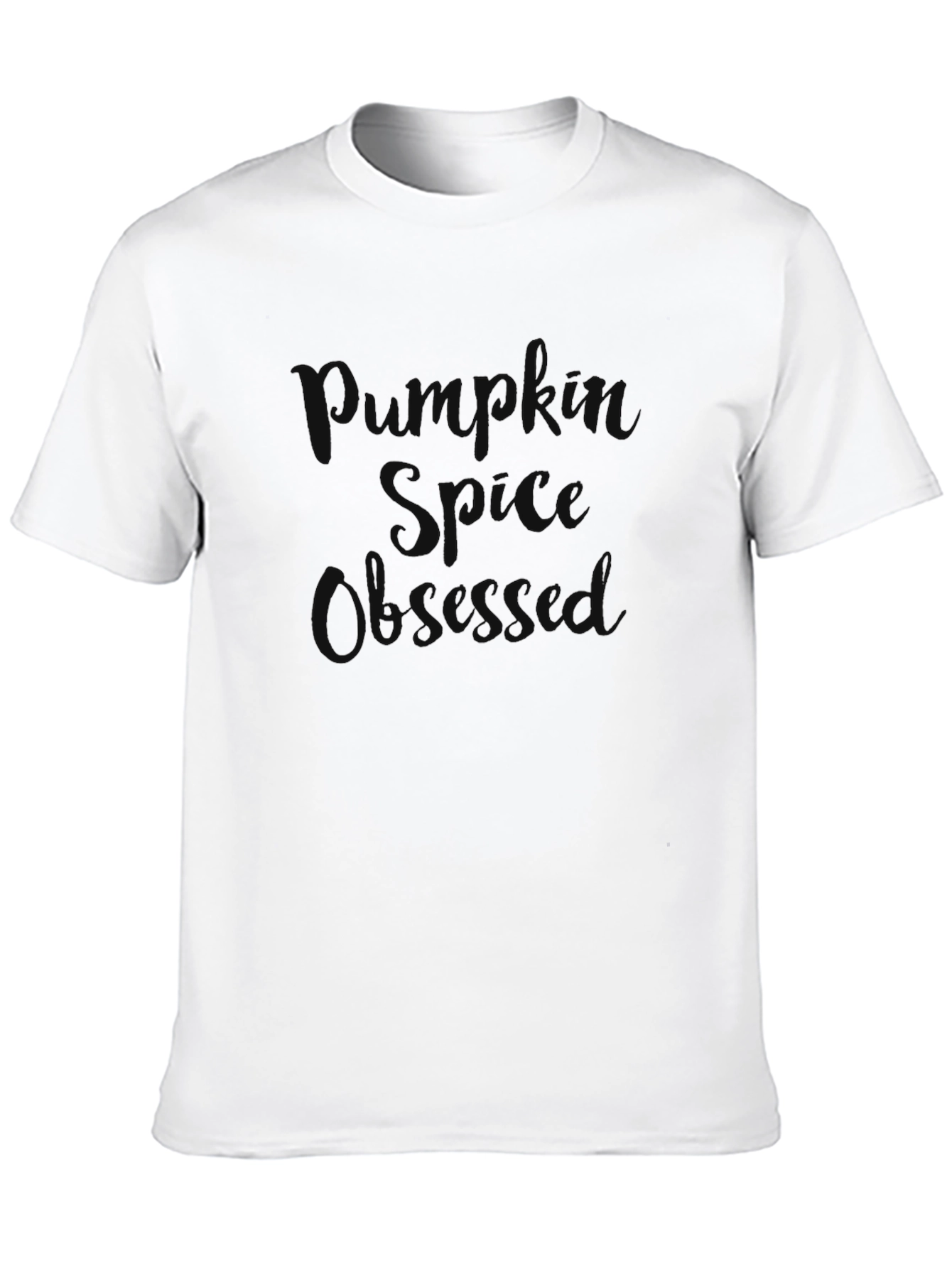 Pumpkin Spice Obsessed Black T-Shirt