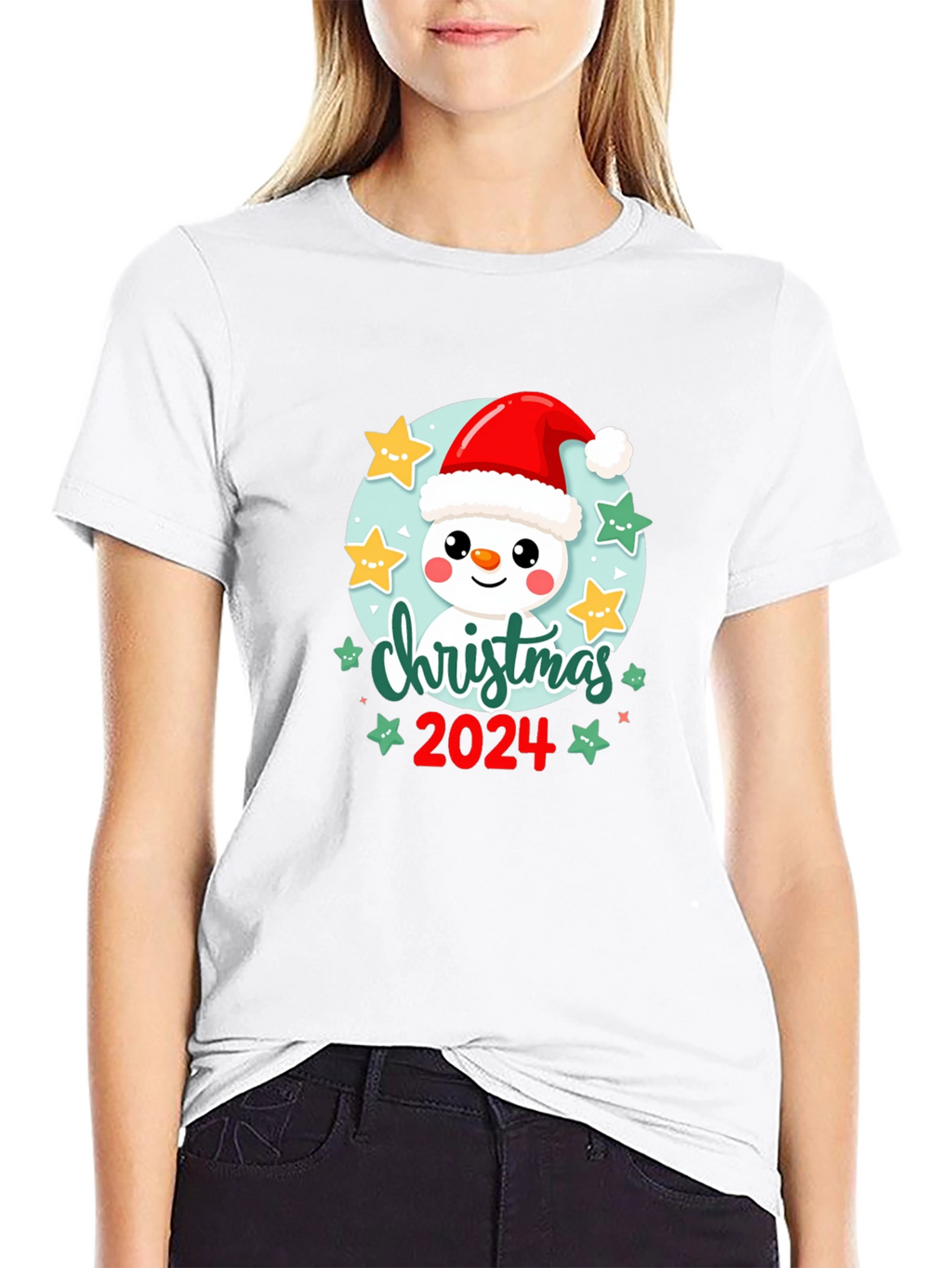 Christmas 2024 Snowman T-Shirt