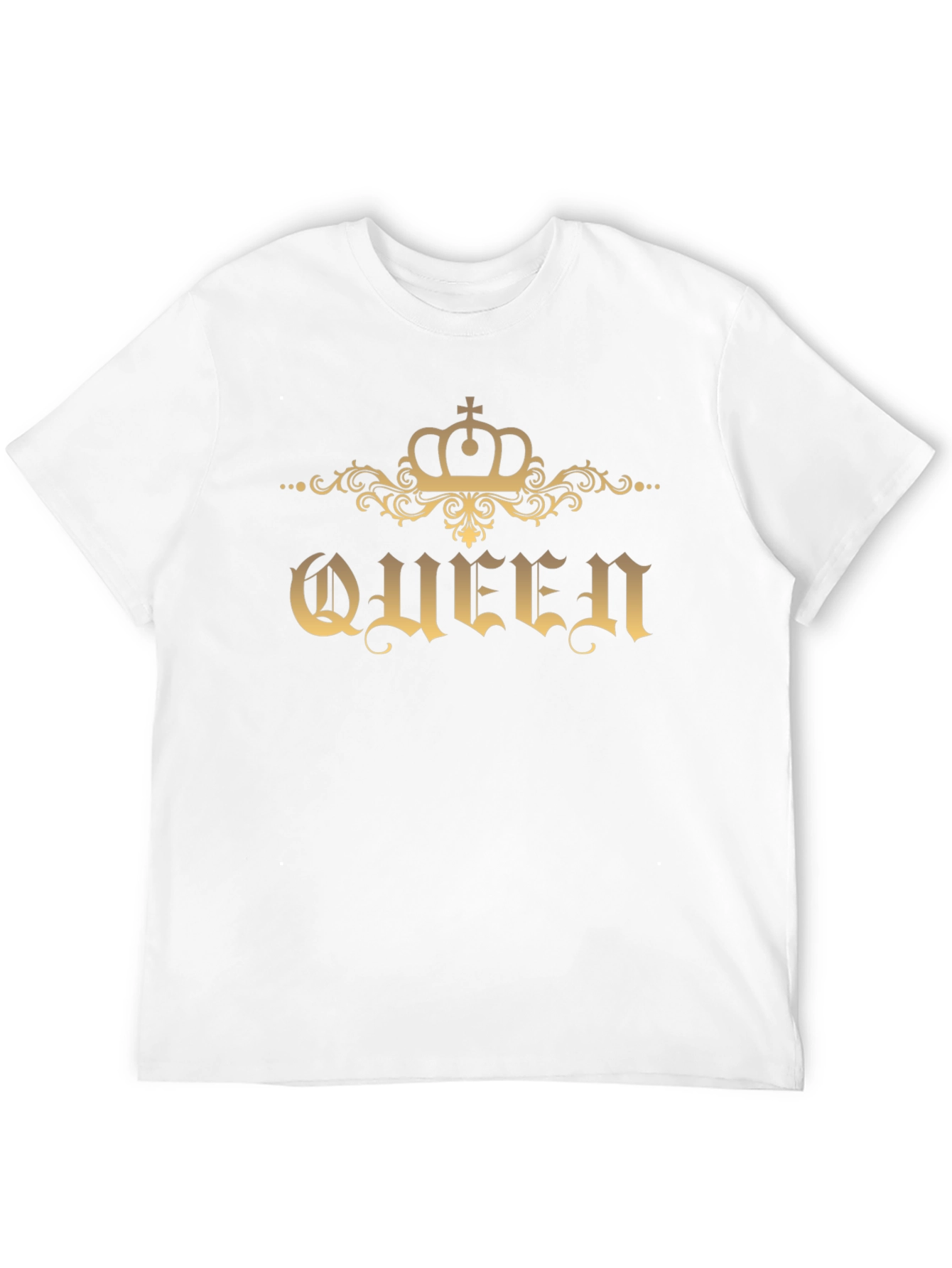 Queen Crown Graphic Black T-Shirt