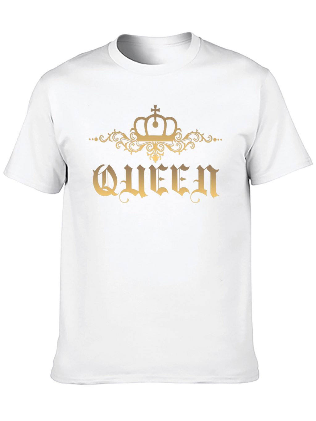 Queen Crown Graphic Black T-Shirt