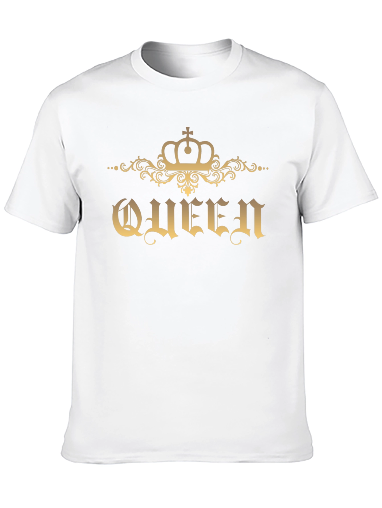 Queen Crown Graphic Black T-Shirt
