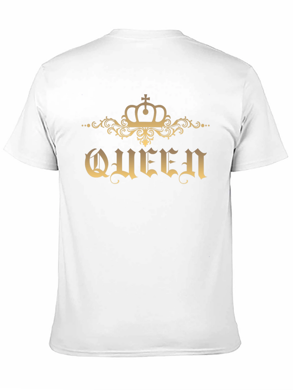 Queen Crown Graphic Black T-Shirt