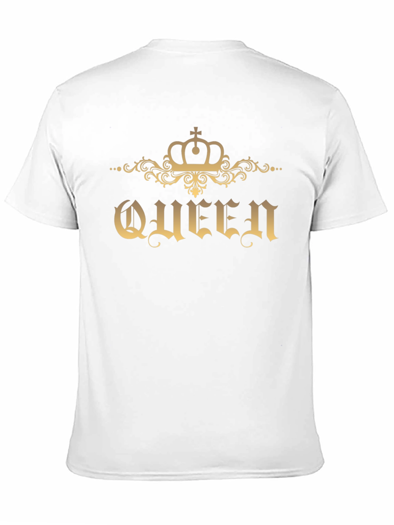 Queen Crown Graphic Black T-Shirt