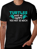 Turtles Make Me Happy Graphic Tee