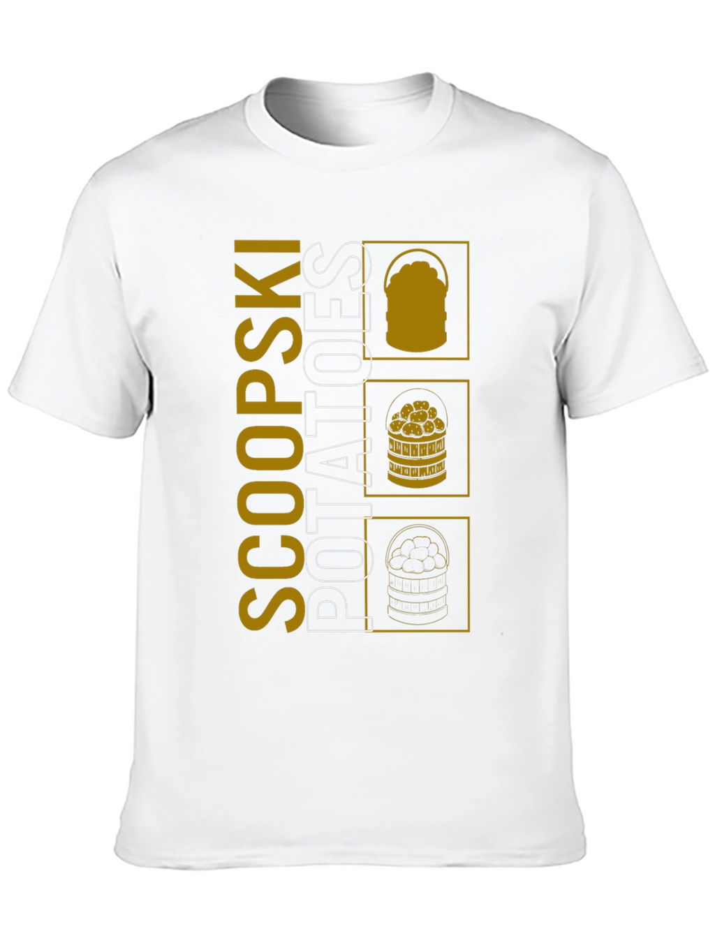 Scoopski Potatoes Graphic Tee - Unique Design