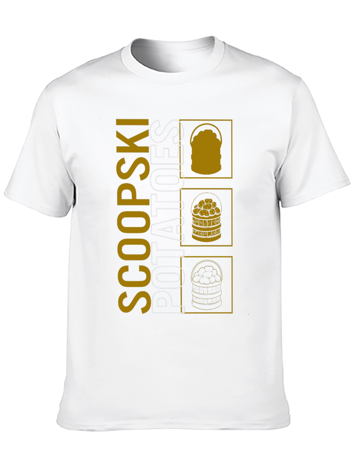 Scoopski Potatoes Graphic Tee - Unique Design