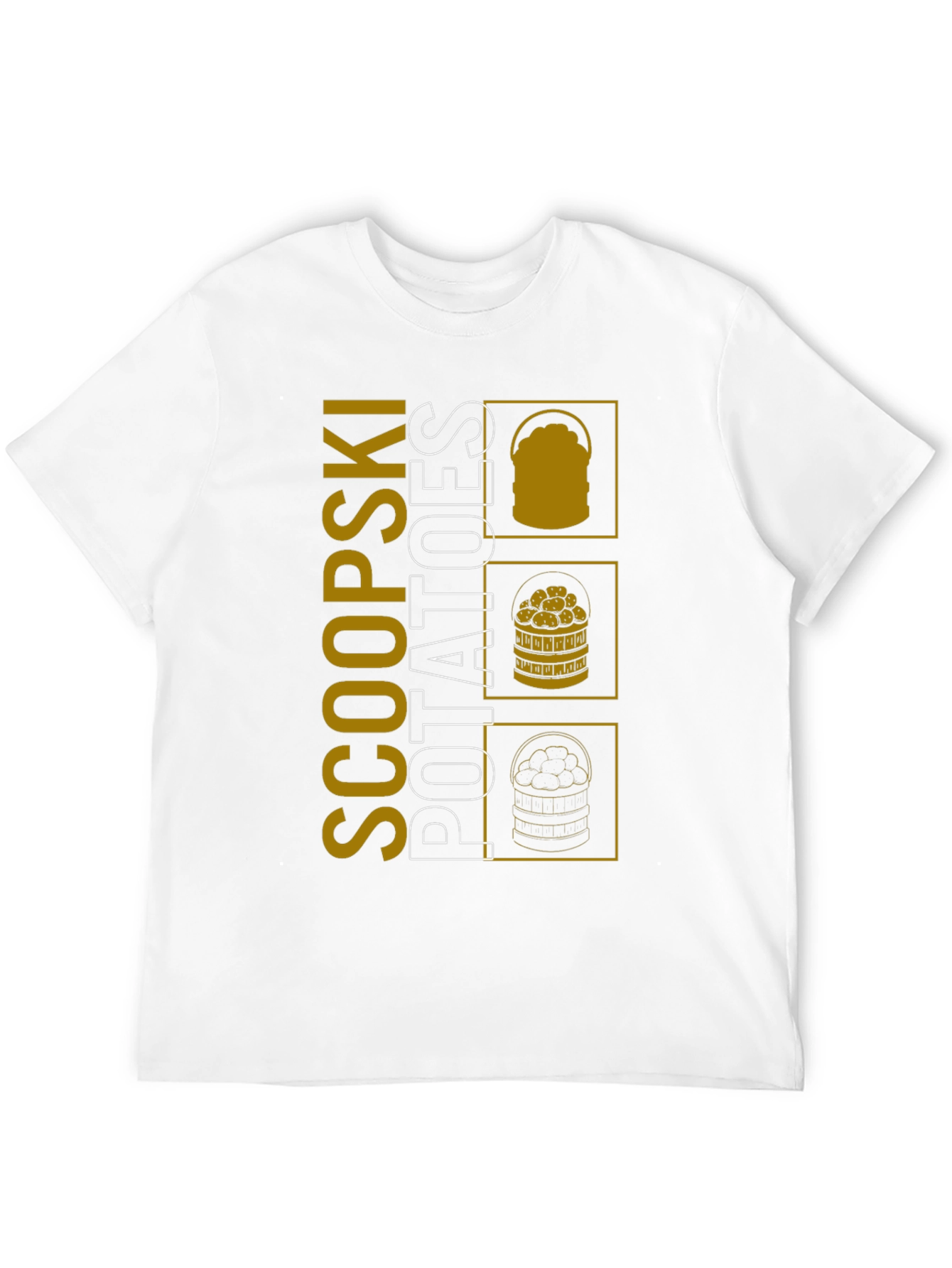 Scoopski Potatoes Graphic Tee - Unique Design