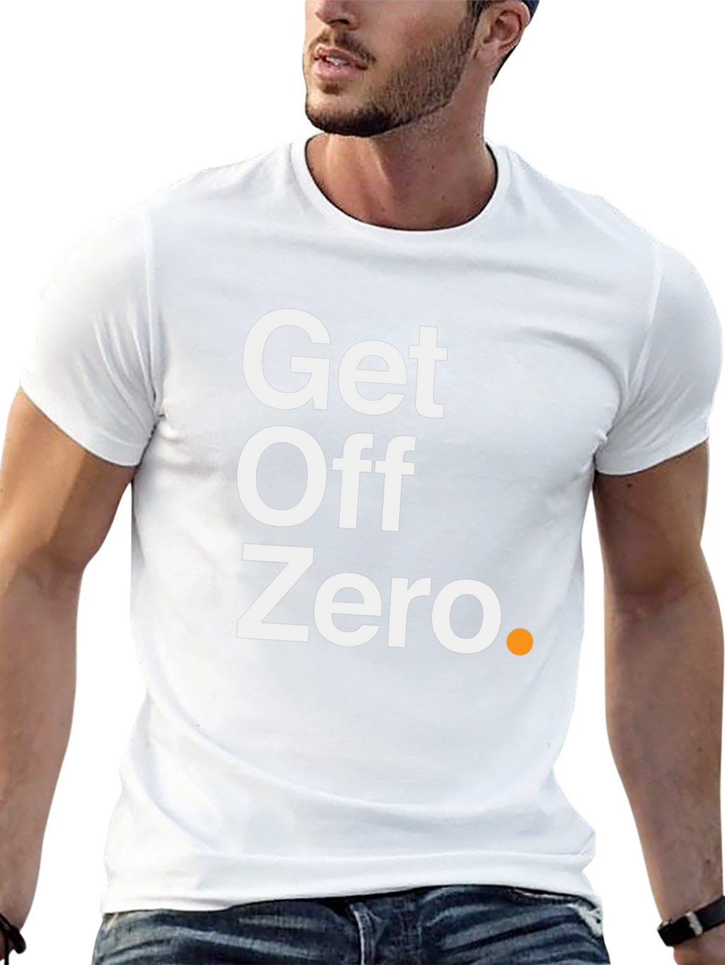 Get Off Zero T-Shirt - Motivational Black Tee