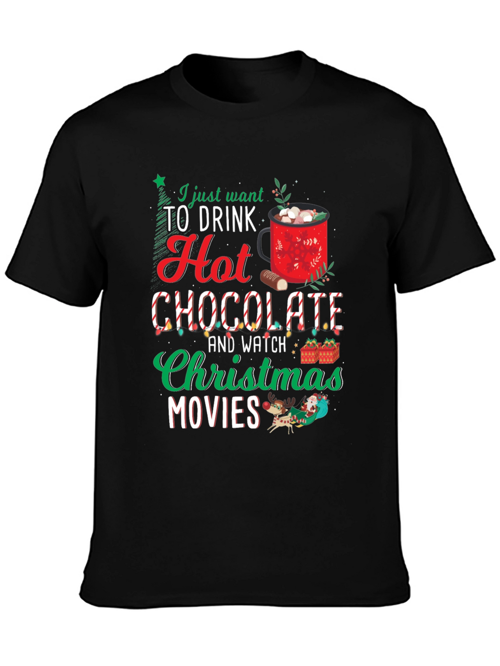 Holiday Hot Chocolate Movie T-Shirt